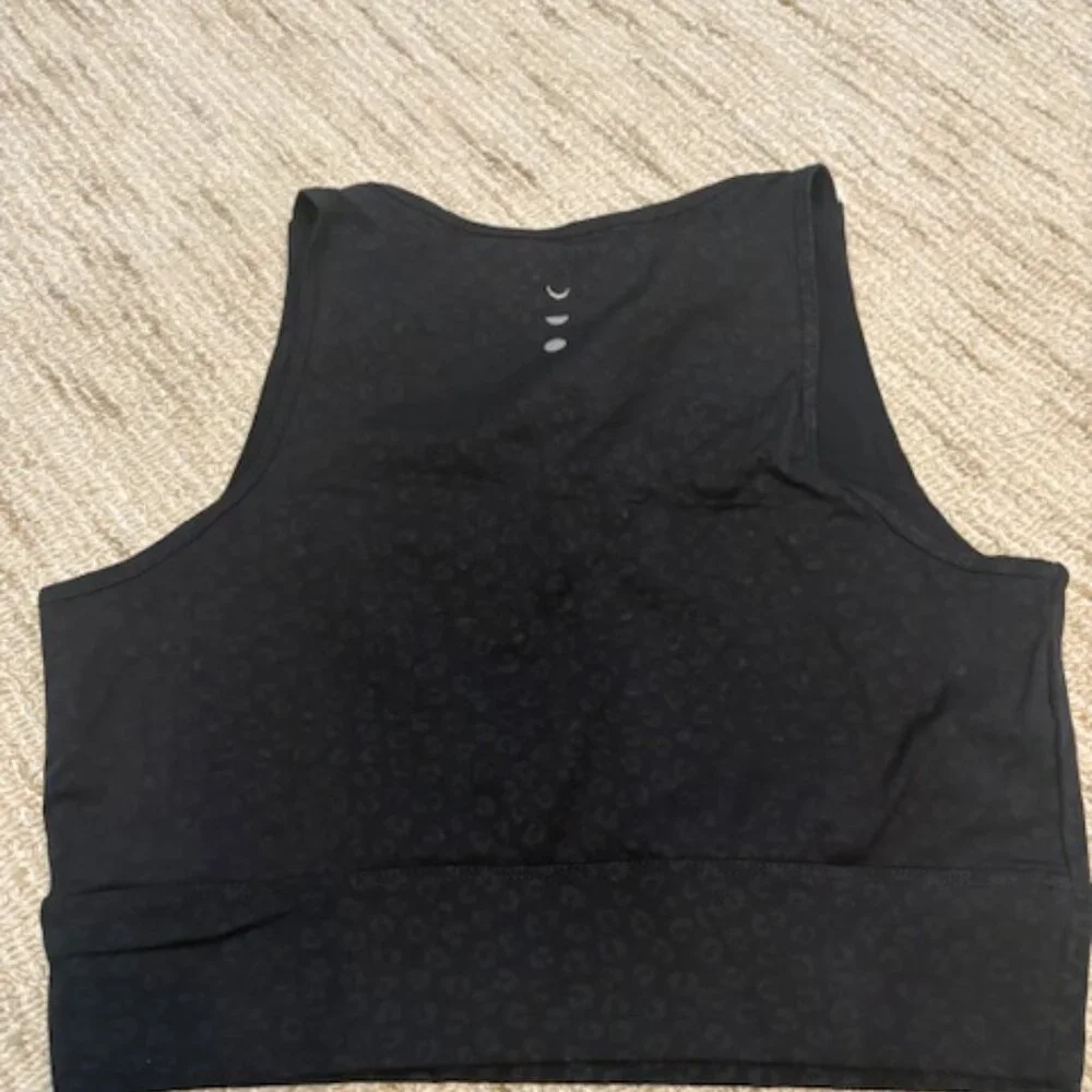 Elastique “Fierce” Animal Print Lymphatic Massage Beads Tank Style Sports Bra M - Picture 4 of 7